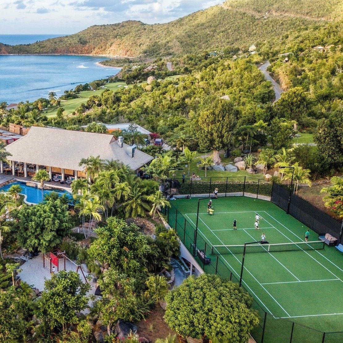 Tennis from above